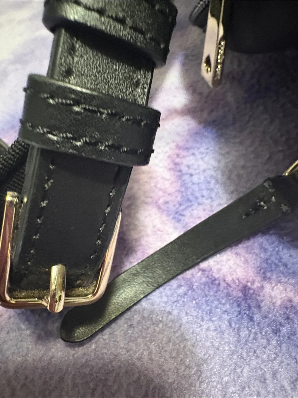 kate spade Black Nylon Mini Backpack with Front Pocket